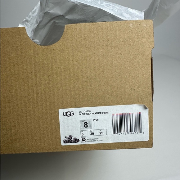 Women’s Ugg Oh Yeah Panther Print Slippers - Picture 10 of 12